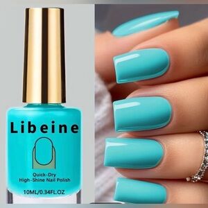 New Love The Color Aqua blue Quick drying nail polish